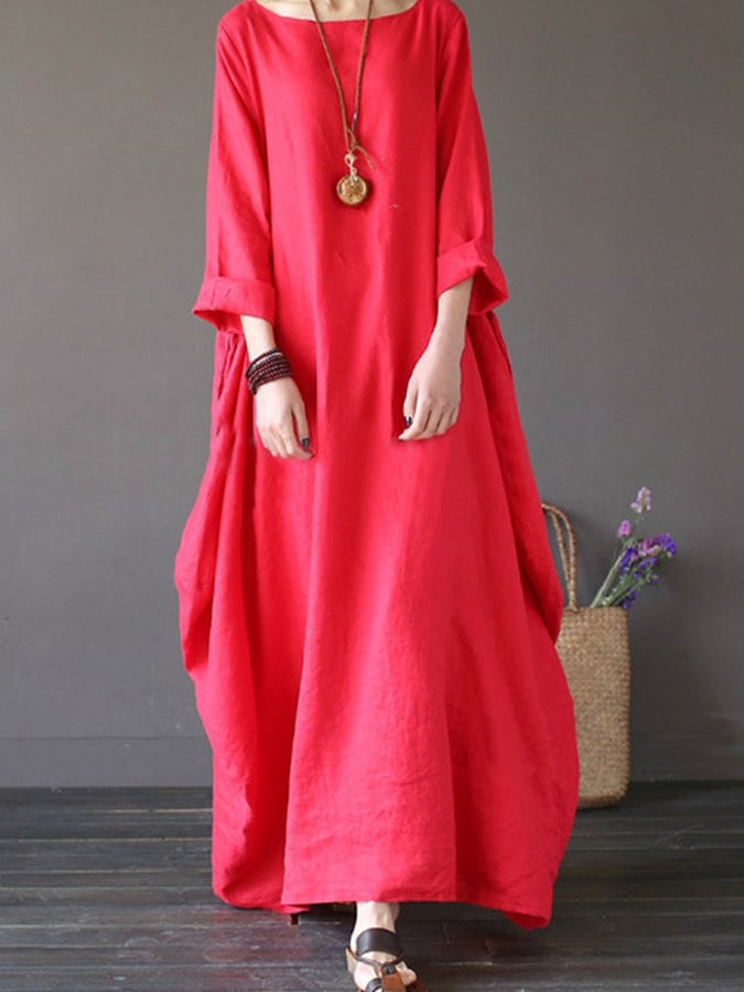 Women's Casual loose plus size dress